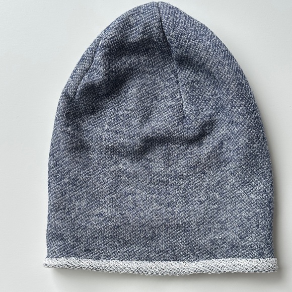 Athleta Marled Knit Blue/Gray Beanie - Picture 5 of 7